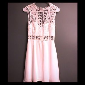Lulus White Lace Dress